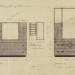 Two designs for a dressing-table, for the guest bedroom, 78 Dernagate, Northampton